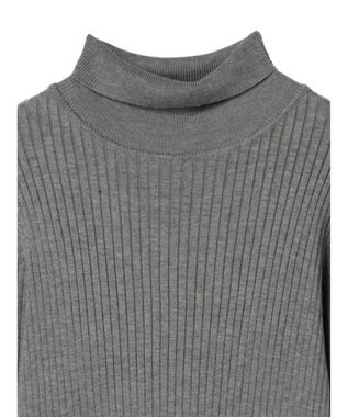CRAFT STANDARD BOUTIQUE ウォッシャブルリブタートルニットプルオーバー Light Gray