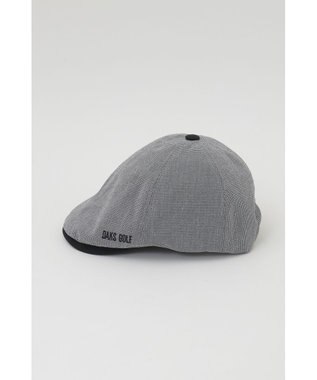 DAKS DAKS GOLFハウンドトゥース ハンティングキャップ ブラック