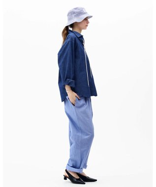 LENO CHAMBRAY PULLOVER / シャンブレーブラウス FADE INDIGO