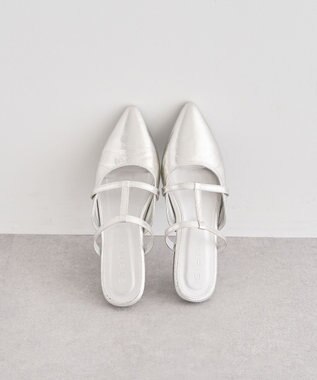 Green Parks ＲＵＰＩＳ．ポインテッドＴストラップミュール