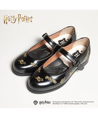 ing <ing>【ハリー・ポッターコラボレーション】刺繍モチーフメリージェーンパンプス ブラック