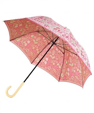 槇田商店 <新柄登場>Stig Lindberg HERBARIUM BRIGHT ピンク 長傘 ピンク