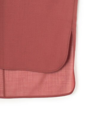 BEIGE， MOYE / スカーフ付き ハーフスリーブブラウス L.Bordeaux