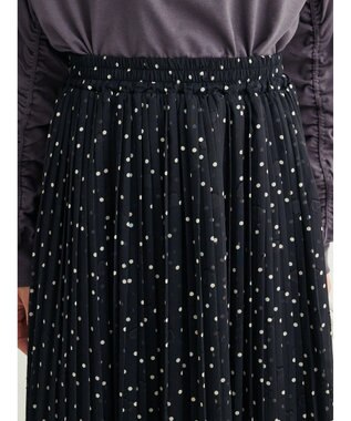 Green Parks シフォンＪＱアソートプリーツスカート Dot