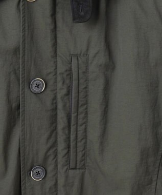 JOSEPH ABBOUD 【3WAY/撥水/INフード/ダウンライナー付】3ハイカウントツイル×パウダータフタ ダウン コート ダークブラウン系