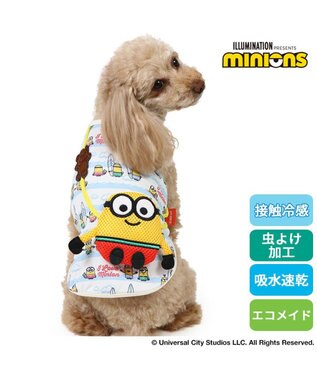  ミニオン ボブ エコメイド 天竺 タンクトップ  《ビーチ柄》 小型犬