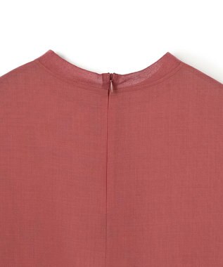 BEIGE， MOYE / スカーフ付き ハーフスリーブブラウス L.Bordeaux