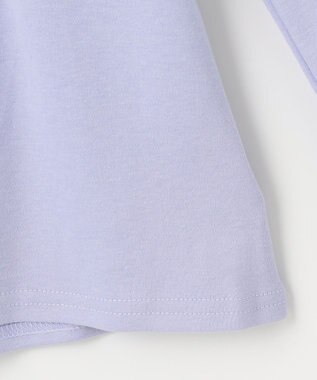 ANY KIDS 肩レース長袖Tシャツ サックス