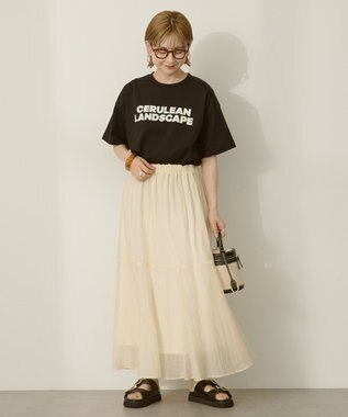 AMERICAN HOLIC シアースカート Ecru