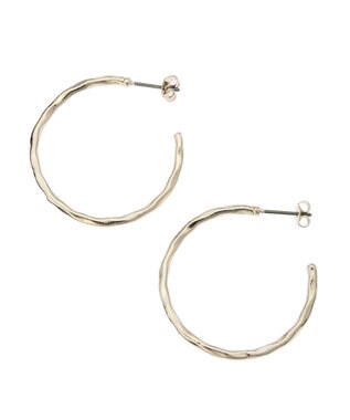 AMERICAN HOLIC テクスチャーフープピアスセット Gold