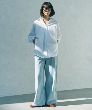 UNFILO UNFILO DENIM バギー アイスブルー