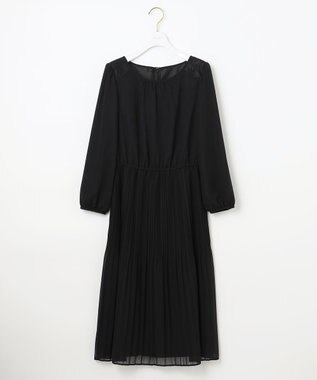 ANY SIS 【洗える】フェミニンプリーツ ワンピース ブラック