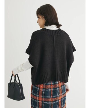 Green Parks ・ＳＵＧＡＲ　ＳＰＯＯＮ　ショートニットベスト Black