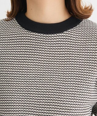 Green Parks ・ｓｗｉｎｇ　ｂｙ　マルチカラージャカードニット Gray