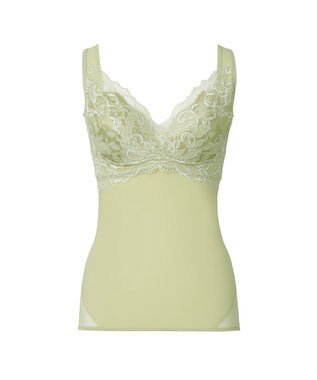 BRADELIS New York 【BRADELIS NewYork peace】ハートフルカップカシュクールブラキャミソール24 ノンワイヤー ブラトップ DB524104 ピスタチオ