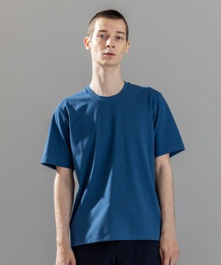 JOSEPH HOMME 新素材【新色追加】ハイゲージベアスムース　クルーネックＴシャツ 【新色】ブルー系