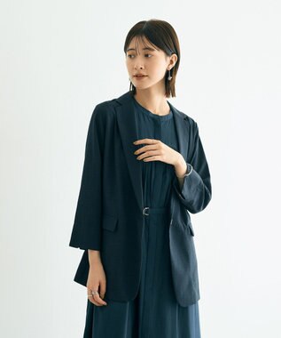 YECCA VECCA リネンライクジャケット②