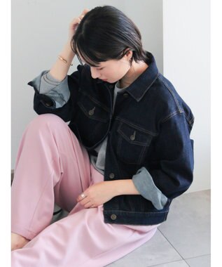 Te chichi デニムジャケット ネイビー