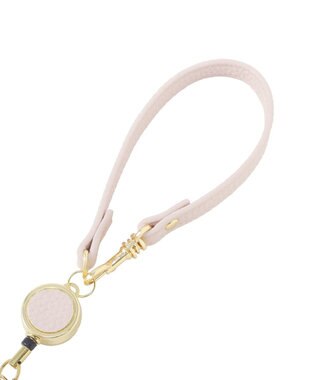 Maison de FLEUR 二つ折りリールパスケース Light Pink