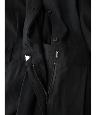 Green Parks ■ＥＳＣＡＲ　ショルダースリットオールインワン Black