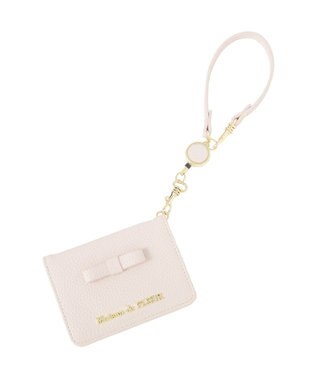 Maison de FLEUR 二つ折りリールパスケース Light Pink