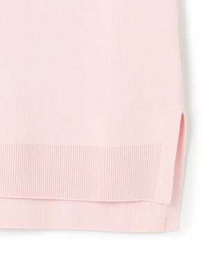 UNFILO コットンカシミヤニット クルーネック ピンク