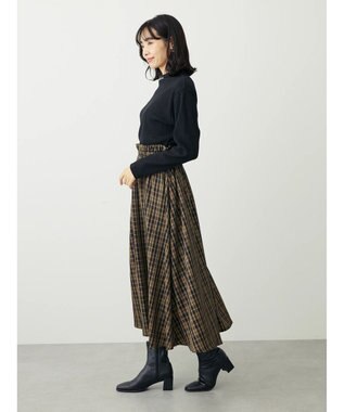 Green Parks ・ＥＬＥＮＣＡＲＥ　ＤＵＥ　チェックキリカエワンピース Black