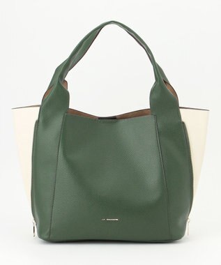 LA BAGAGERIE コンビカラー　ライトウェイトトート