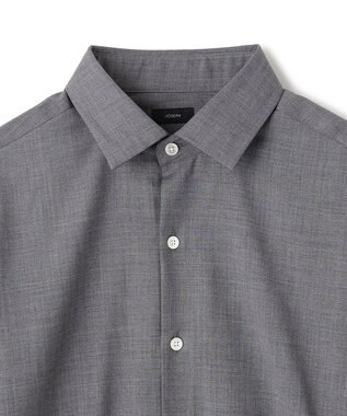 JOSEPH HOMME ACTIVE TROPICAL WOOL SHIRT ライトグレー系
