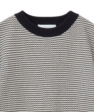 Green Parks ・ｓｗｉｎｇ　ｂｙ　マルチカラージャカードニット Gray