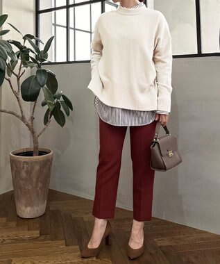 UNFILO L 【新色追加】ふわふわ クルーネックニット オフ