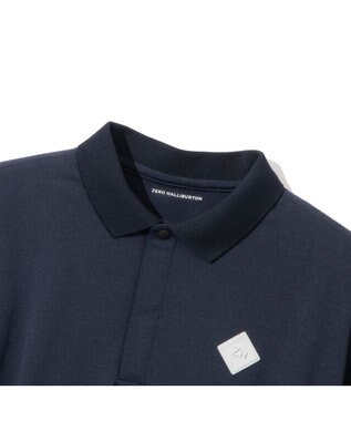 ZERO HALLIBURTON ペプラム風切替ポロシャツ ZHG-W4A 3 82874 ゴルフウェア ネイビー