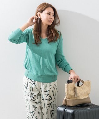 ONWARD Reuse Park 【ICB】ニット春夏 グリーン