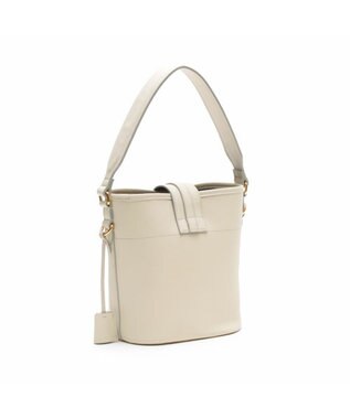 A.D.M.J. 【牛革】クラシックアニルブリロ/アールデコバケットトート18cm(ショルダーストラップ付) ムーン