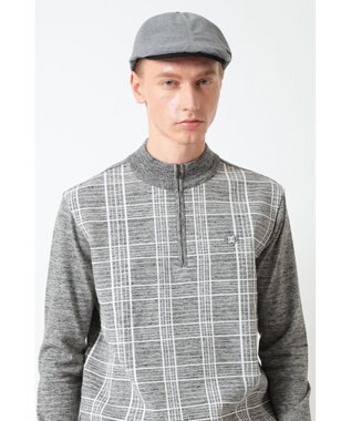 DAKS DAKS GOLFハウンドトゥース ハンティングキャップ ブラック