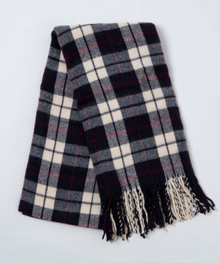 WEGO 【ユニセックス着用ITEM】大判ストール ネイビー