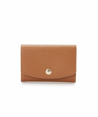 TOPKAPI 【TOPKAPI】角シボ型押し・ 名刺入れ COLORATO コロラート ブラウン