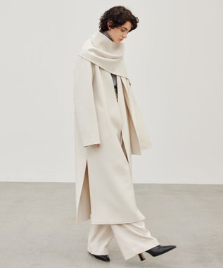 BEIGE， 【洗える】PASTEUR / ウエストベルト付きコーデュロイパンツ Ecru