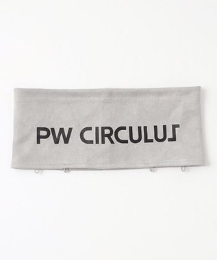 PW CIRCULUS 2025 NEW！【手洗い洗濯可】【WOMEN】キャットグラフィック スエードライク デタッチャブルフーディ ゴルフウェア レディース グレー系