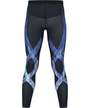 CW-X 【MEN】 スポーツタイツ 下半身フルサポート ジェネレーターモデル2.0 吸汗速乾 抗菌防臭 HZO699 /ワコール サックス