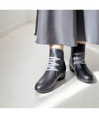 Pointer 本革防滑ショートブーツ ブラック