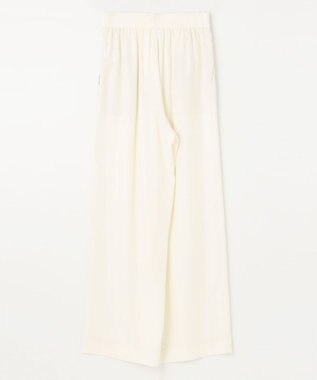 NAVE 【ReNAVE・セットアップ可/洗える/UVケア/接触冷感】フィブリルシャンブレー ワイドパンツ アイボリー系