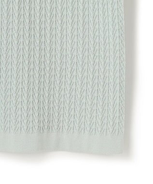 JOSEPH HOMME ドライコットンリンクス　半袖ニット スカイブルー系