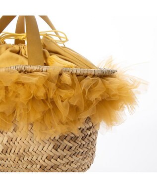 UNBILLION カカトゥ kakatoo / チュールフリンジカゴバッグ イエロー