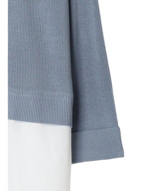 Green Parks ニットドッキングチュニック Blue