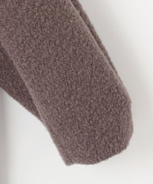 #Newans 【昨年即完売コート新色追加！】プードルコクーンコート モカブラウン