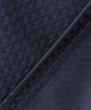 23区GOLF 【MEN】着脱しやすいバンプジャージー　ハーフジップカットソー ネイビー系