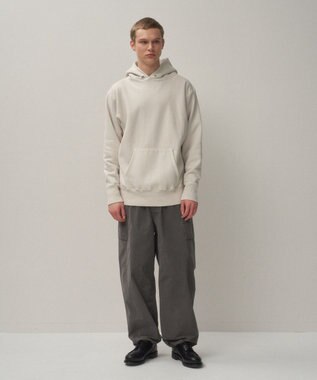 ATON NATURAL DYED URAKE | フーディー - UNISEX LIGHT GRAY