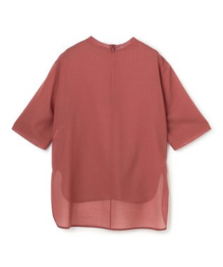 BEIGE， MOYE / スカーフ付き ハーフスリーブブラウス L.Bordeaux