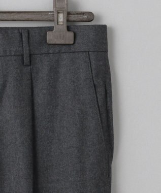 GOTAIRIKU 【保温性/ストレッチ/シワになりにくい】サキソニーストレッチパンツ（１タック） グレー系